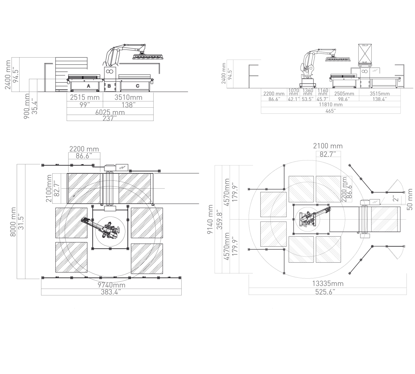 AX-ROBOT disegni tecnici