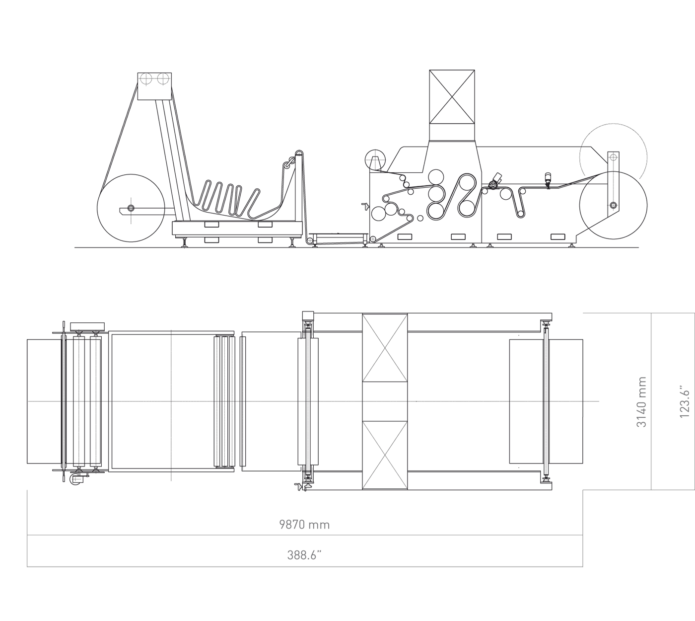 ACC coupling machine laminating Aper